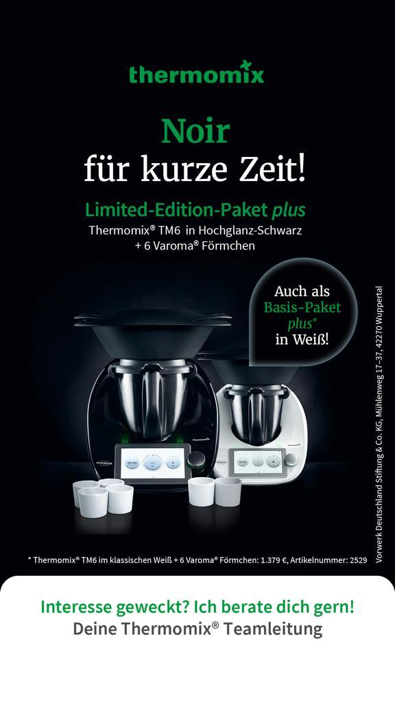 Thermomix® TM6 in hochglanz schwarz als limited edition